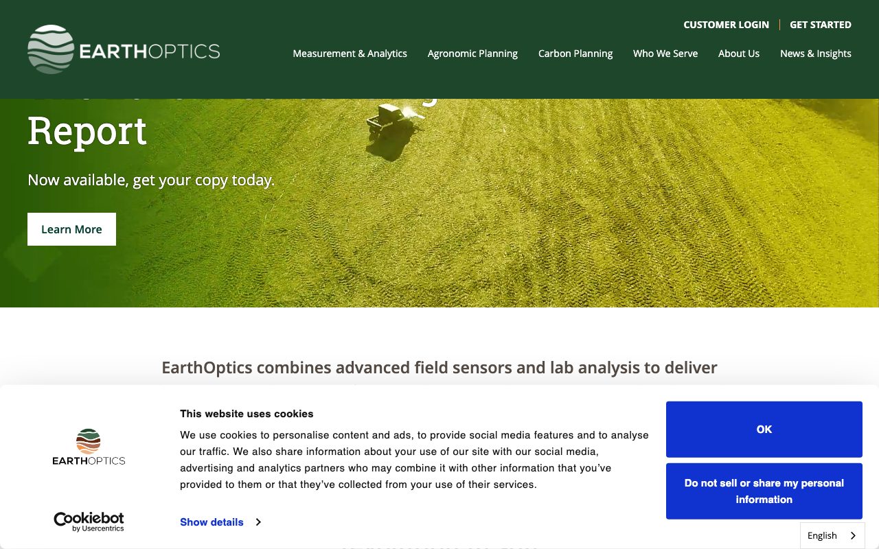 Pattern Ag website