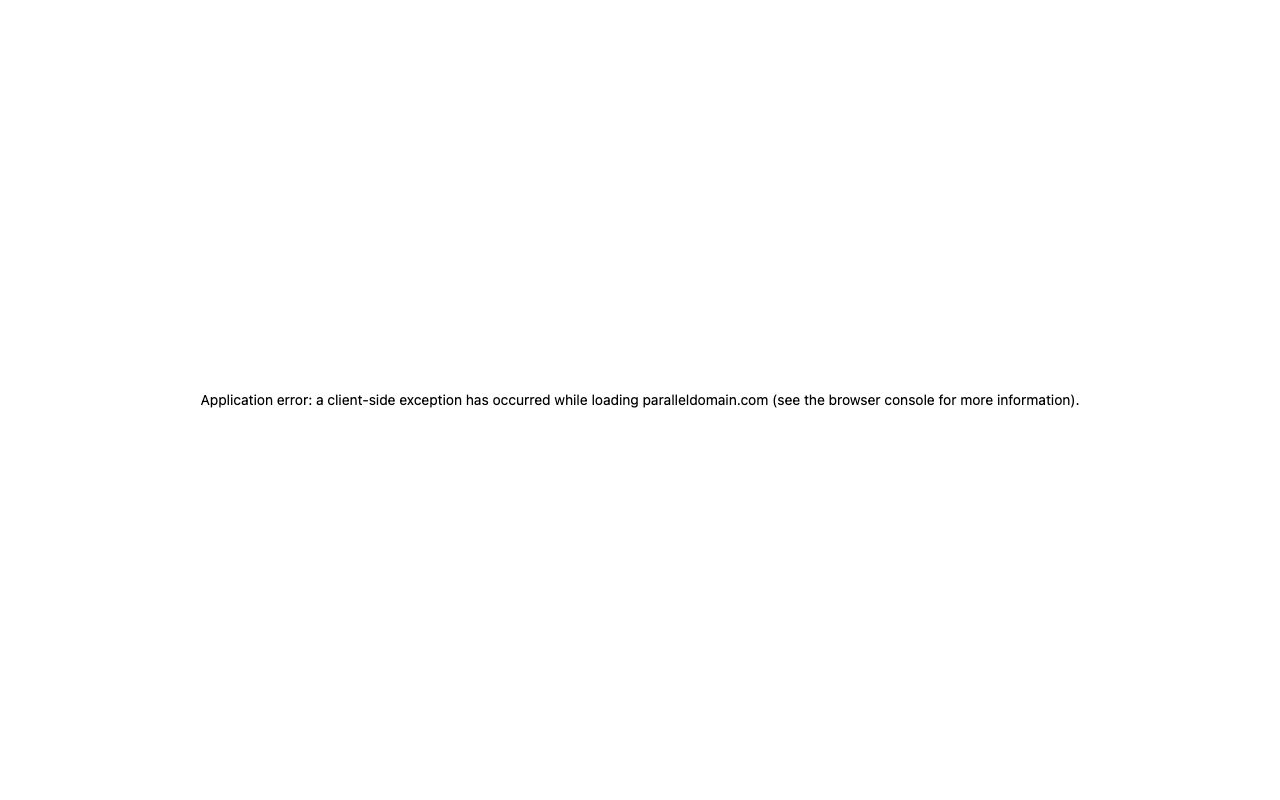 Parallel Domain website