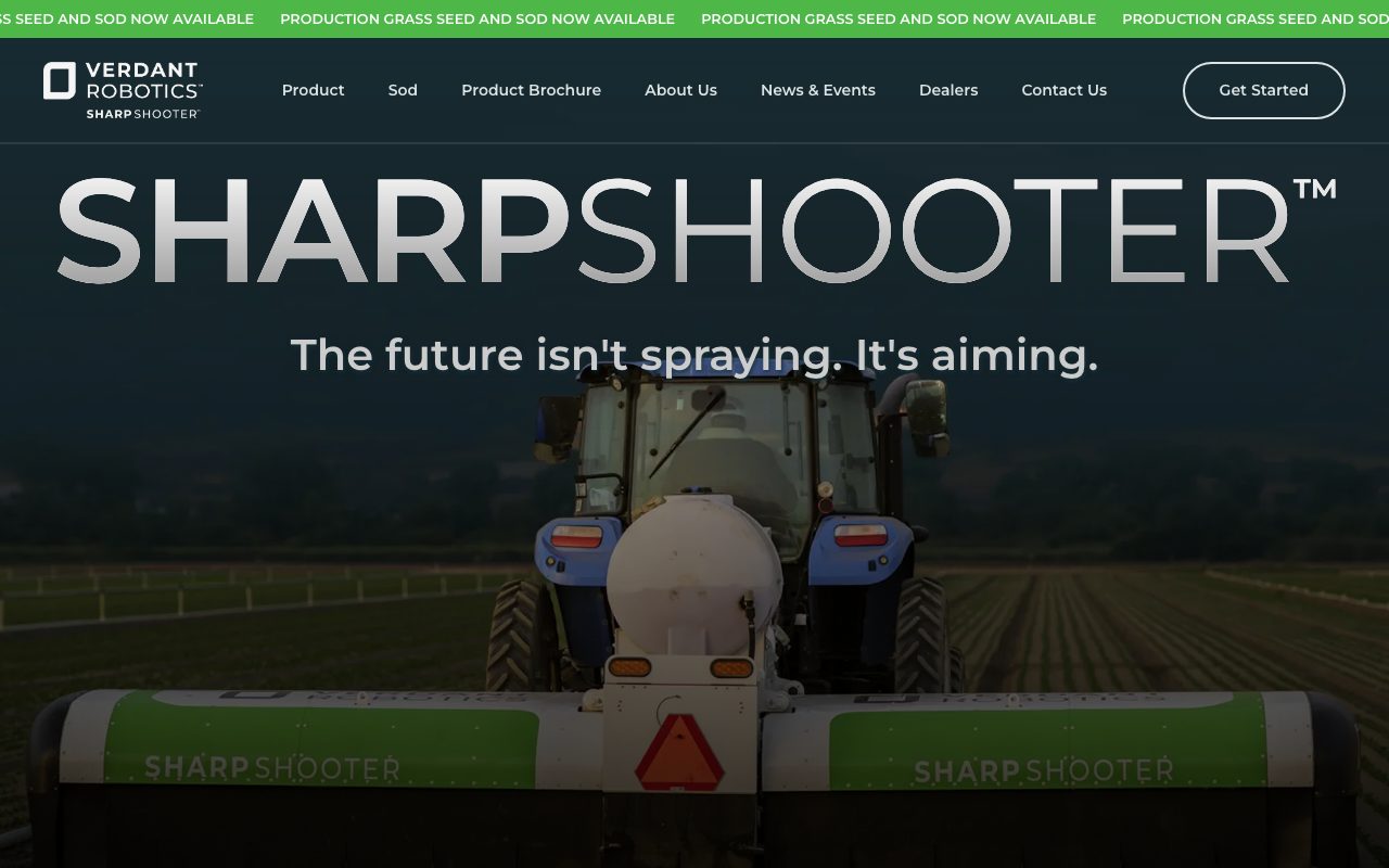 Verdant Robotics website