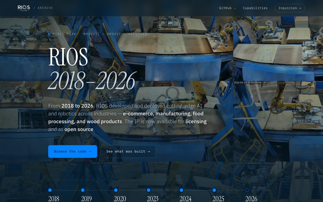 RIOS website