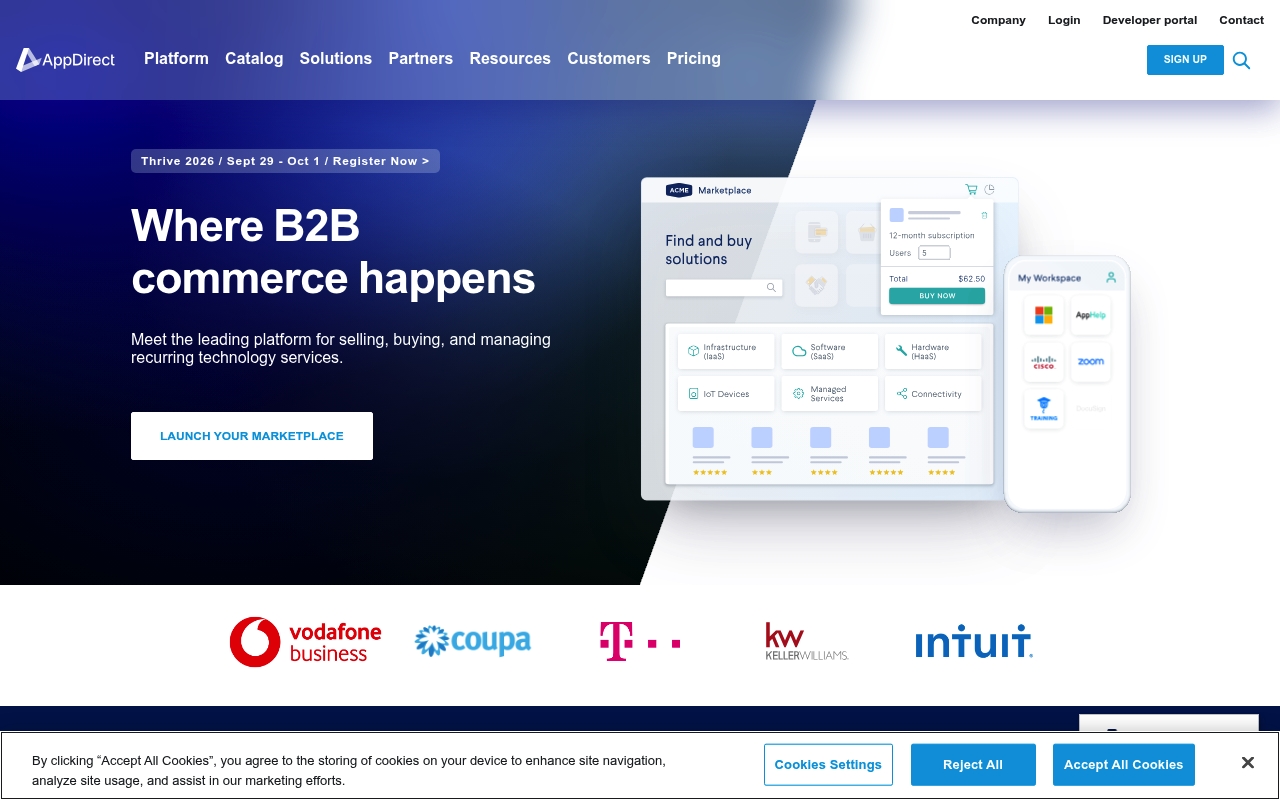 AppDirect website