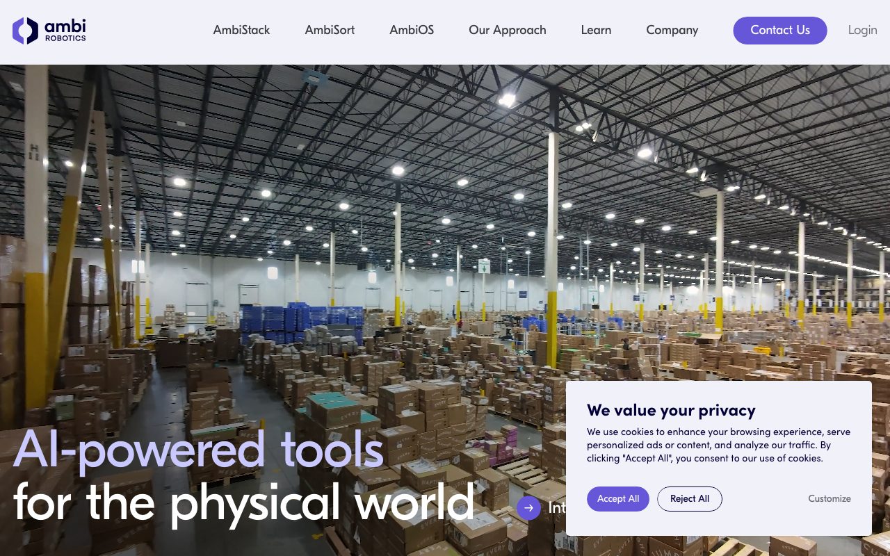 Ambidextrous website