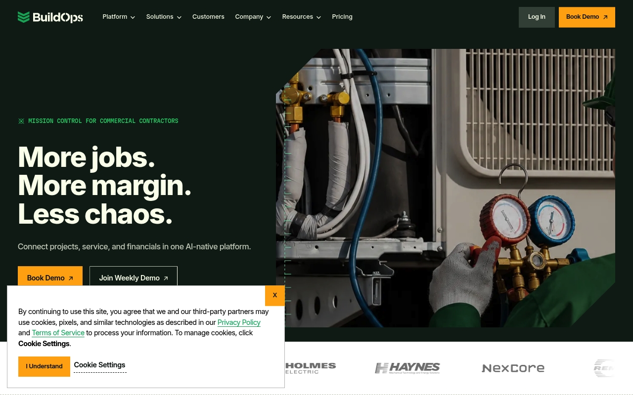 BuildOps website