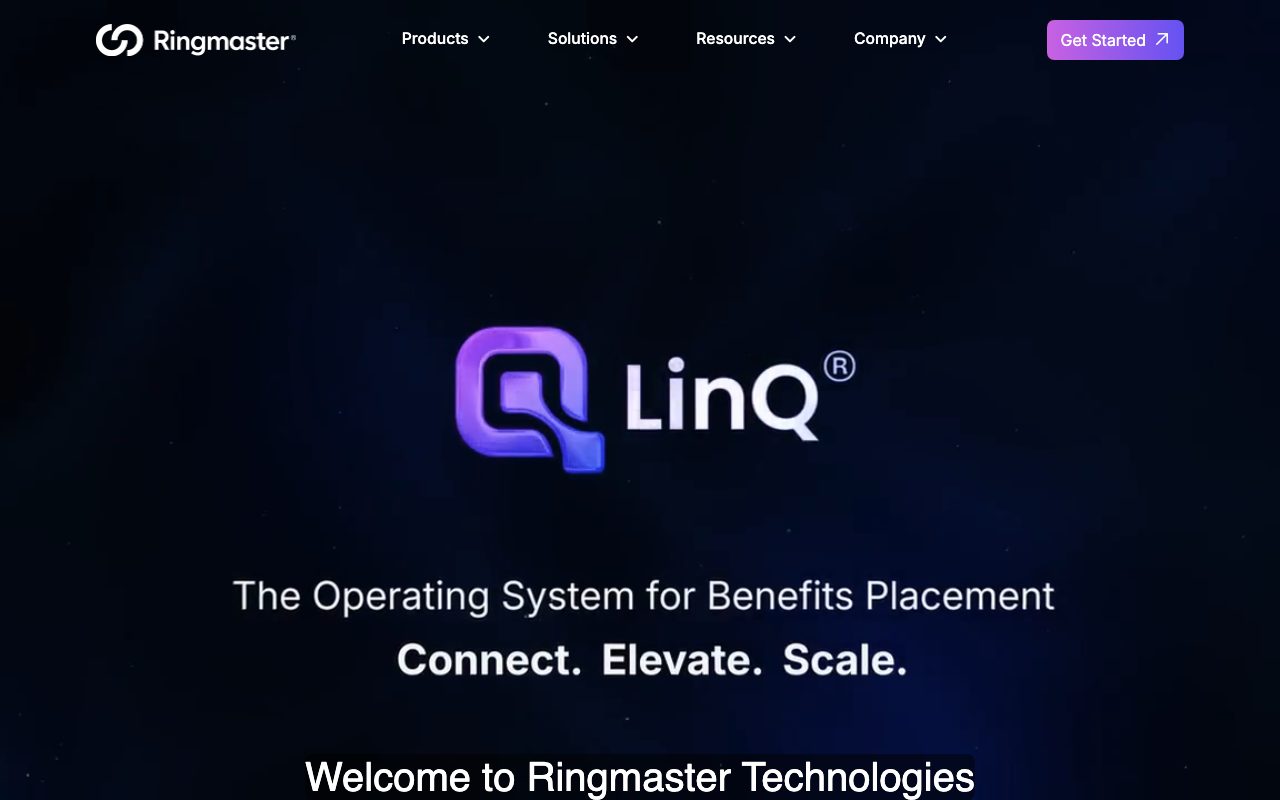 Ringmaster Technologies website