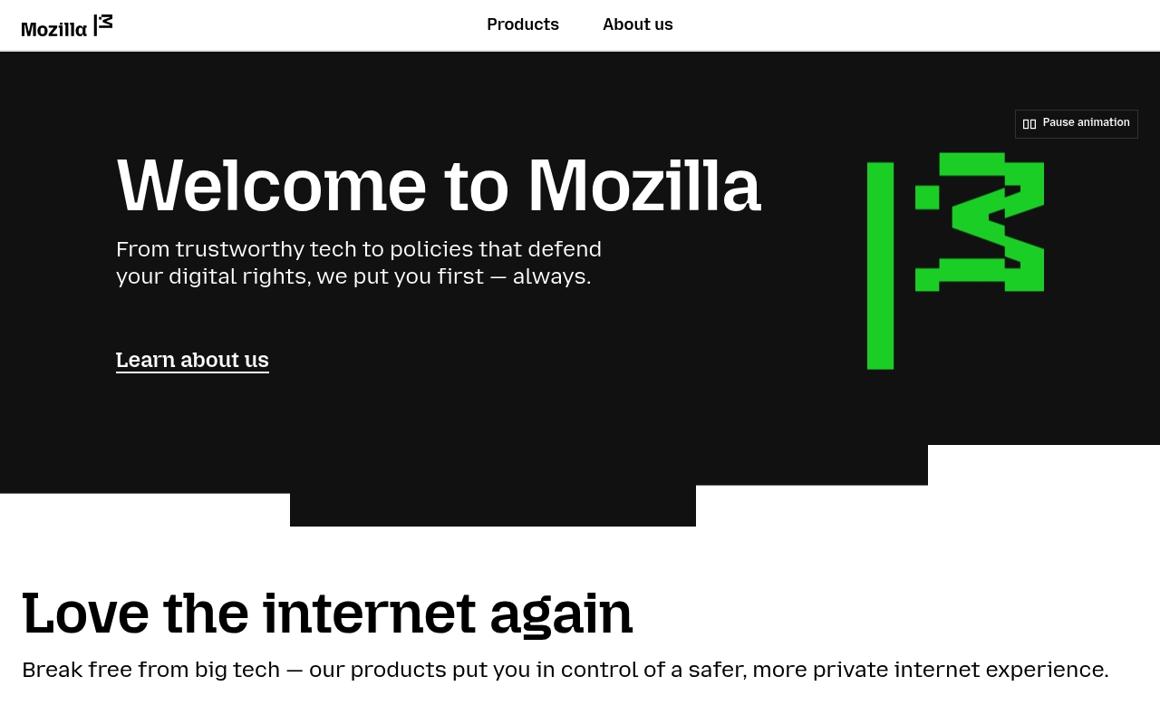 Mozilla website