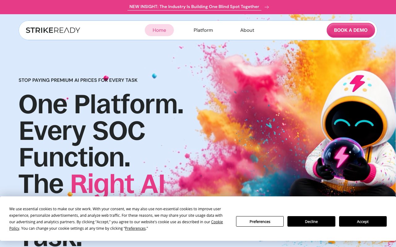 StrikeReady website