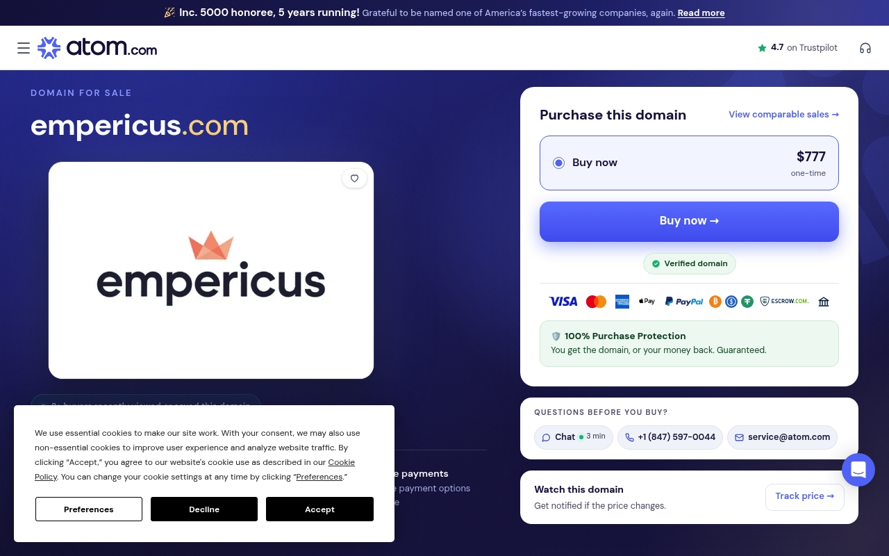 Empericus website