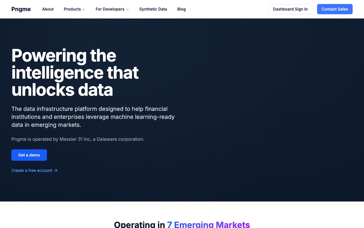 Pngme website