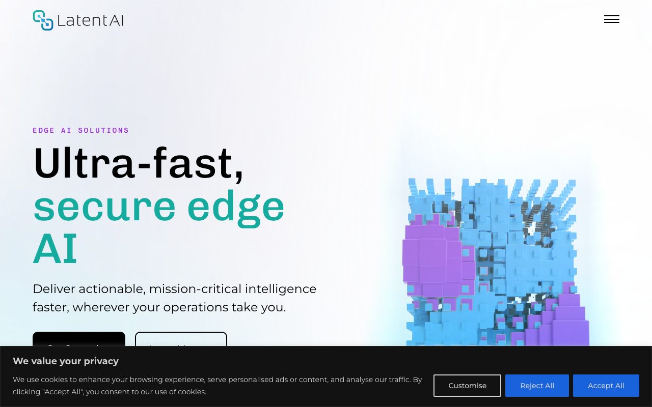 Latent AI website