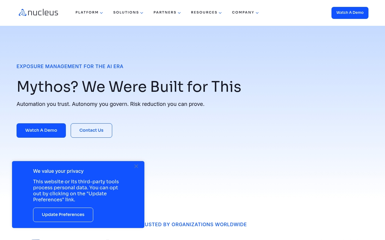 Nucleus Security website