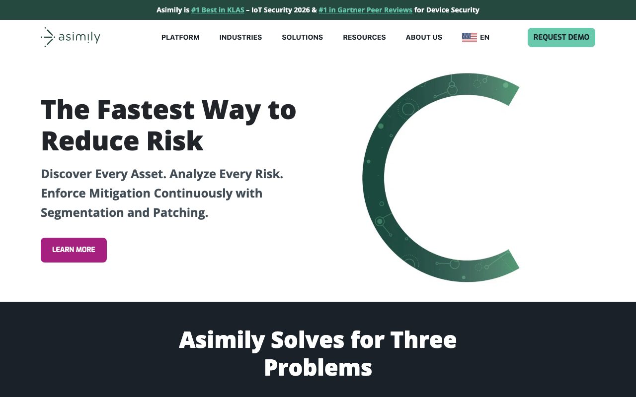 Asimily website