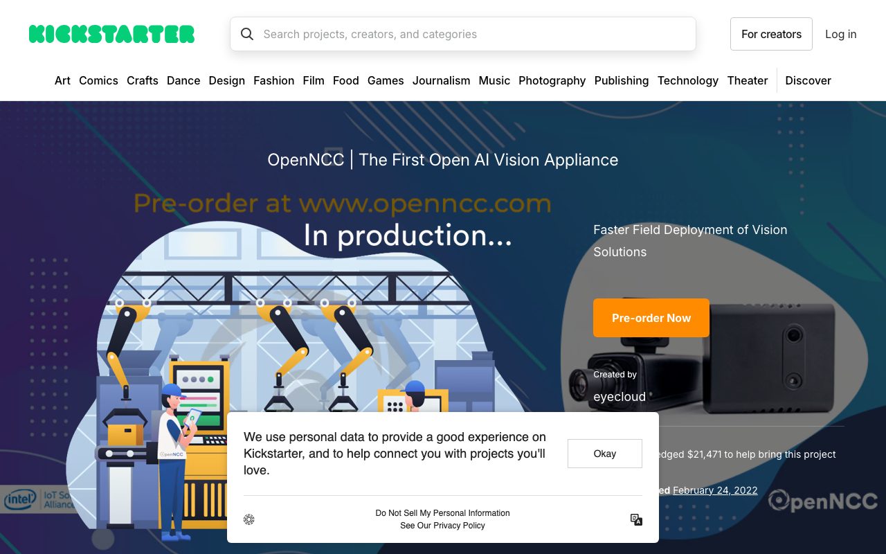 EyeCloud website