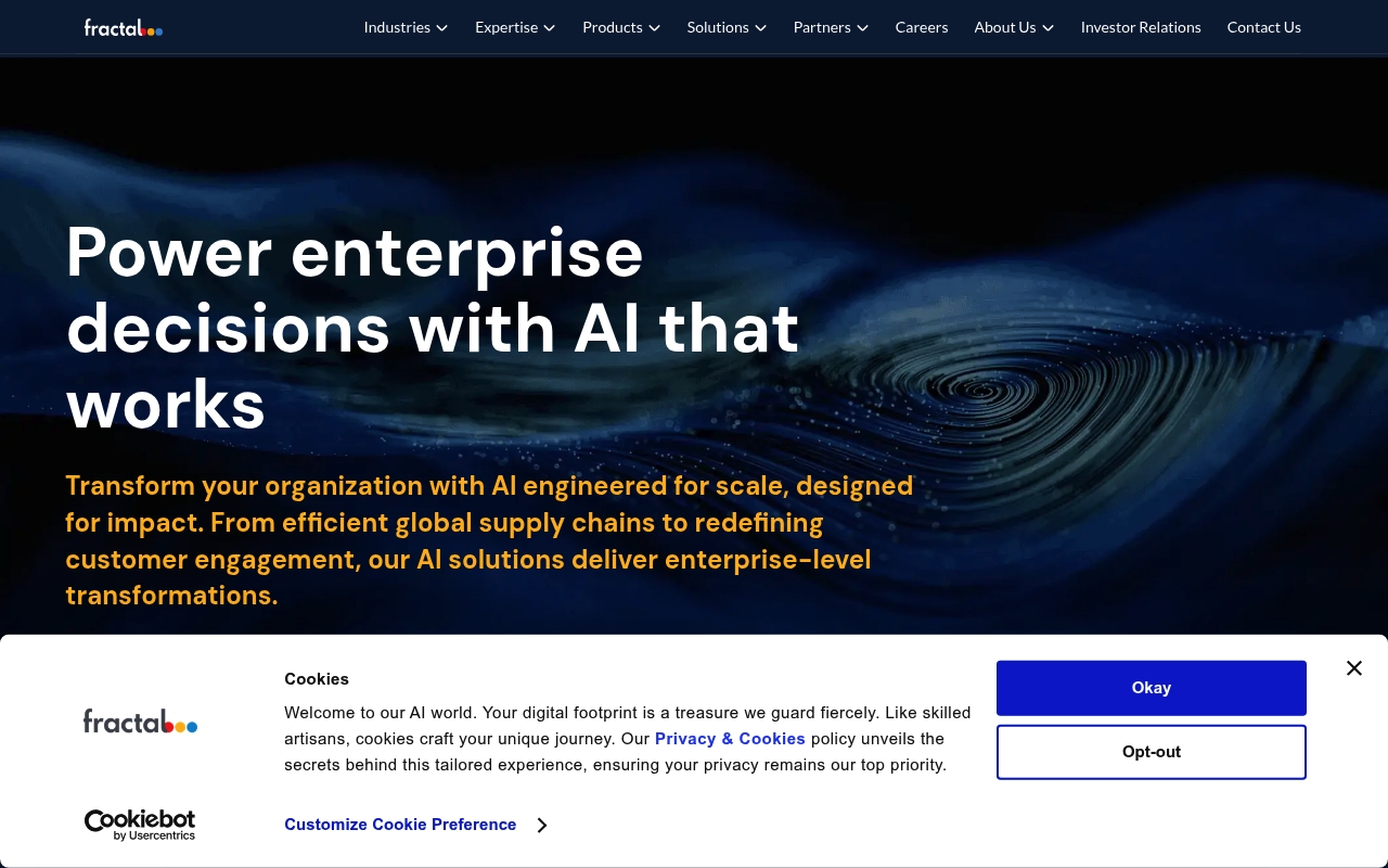 Fractal website