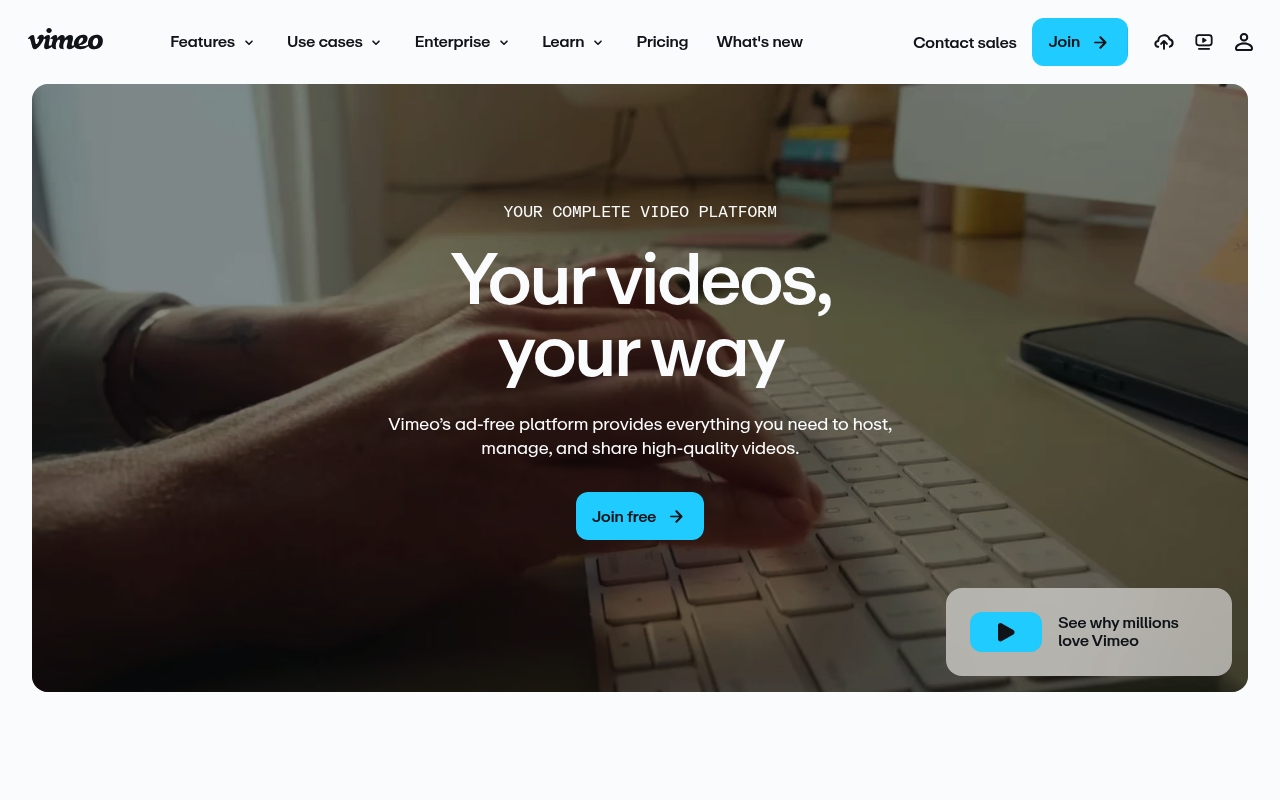 Vimeo website
