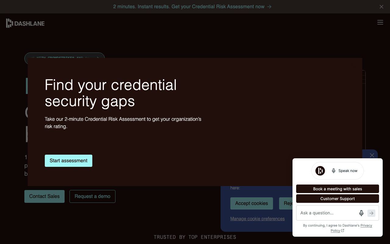 Dashlane website
