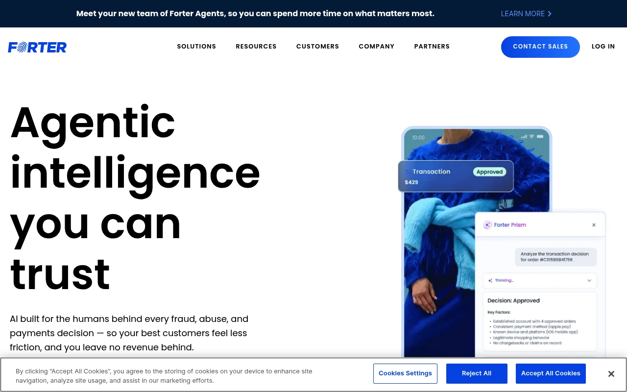 Forter website