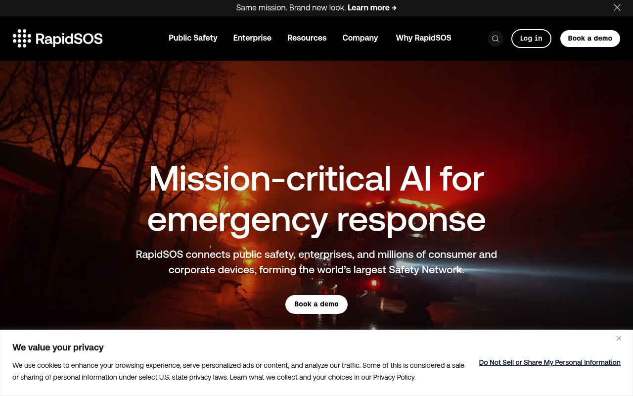 RapidSOS website