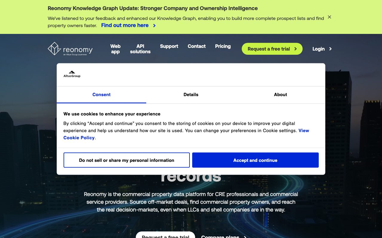Reonomy website