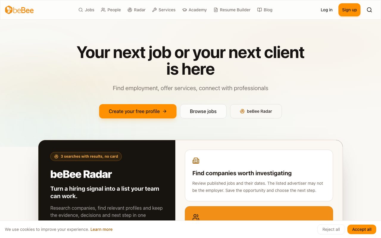 BeBee website