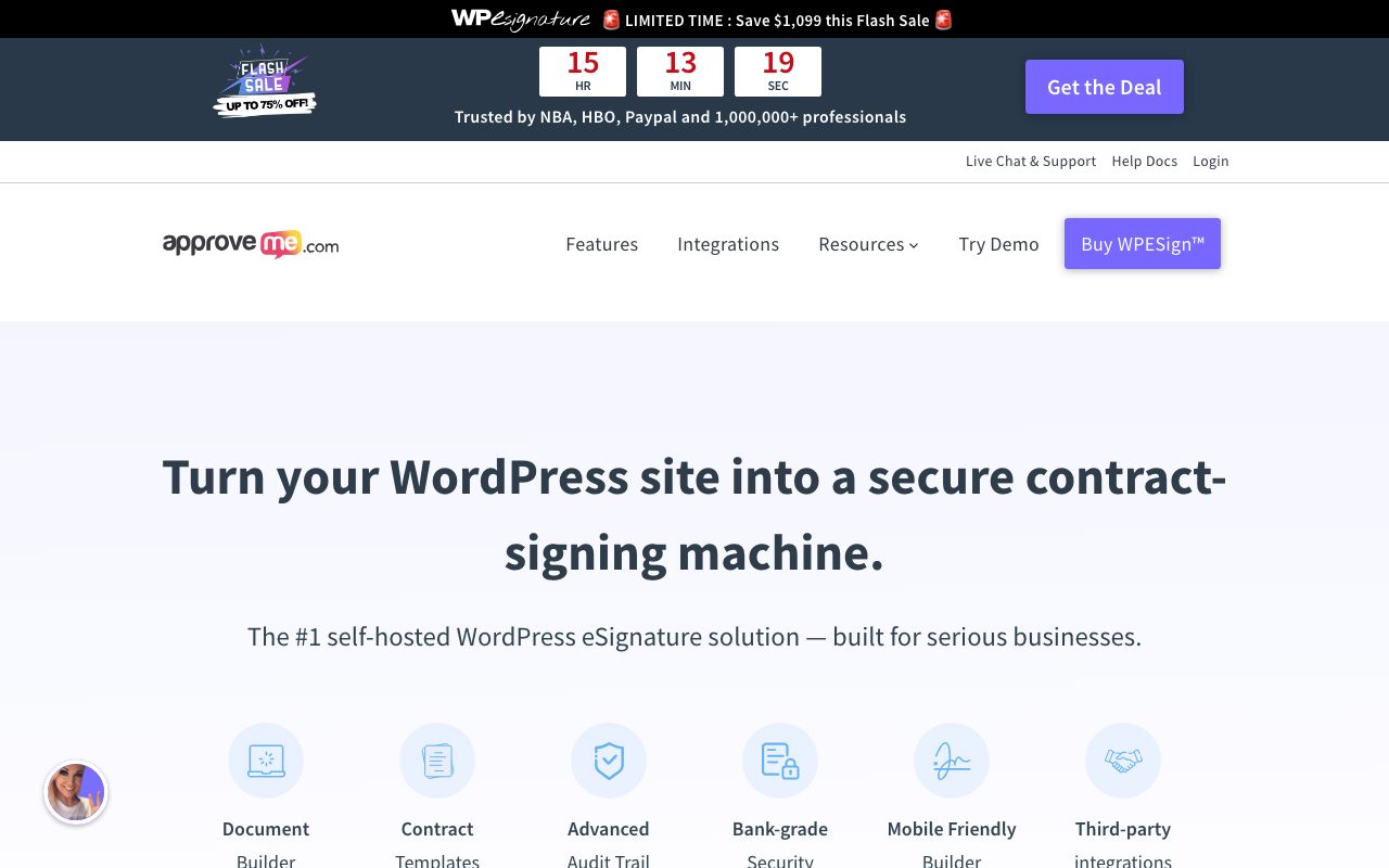 ApproveMe website