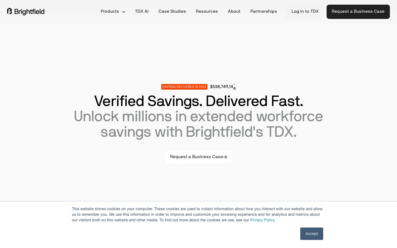 Brightfield website