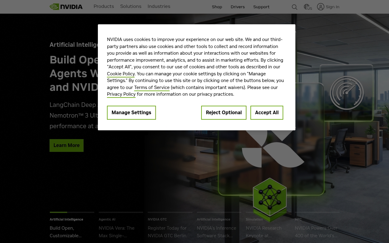 NVIDIA website