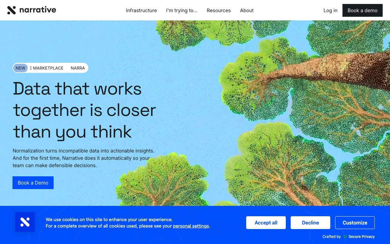Narrative I/O website