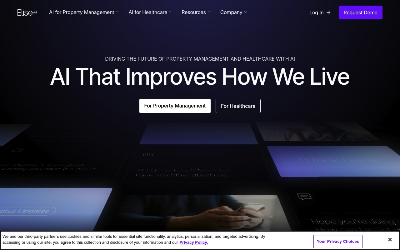 MeetElise website