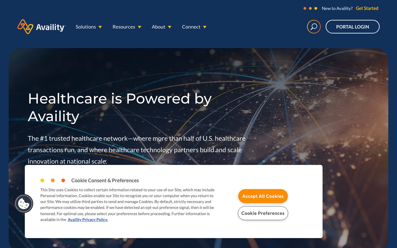 Availity website