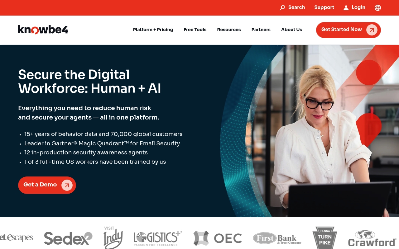 KnowBe4 website
