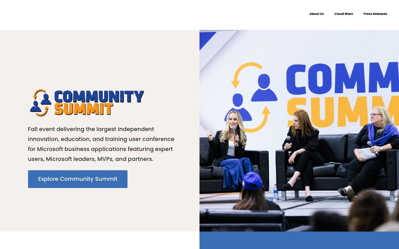 Dynamic Communities website