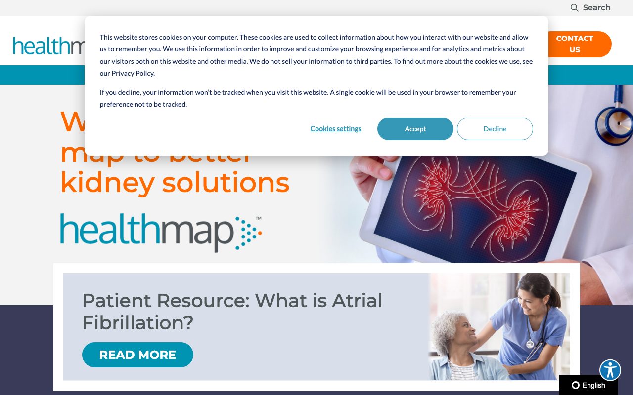 Healthmap Solutions website