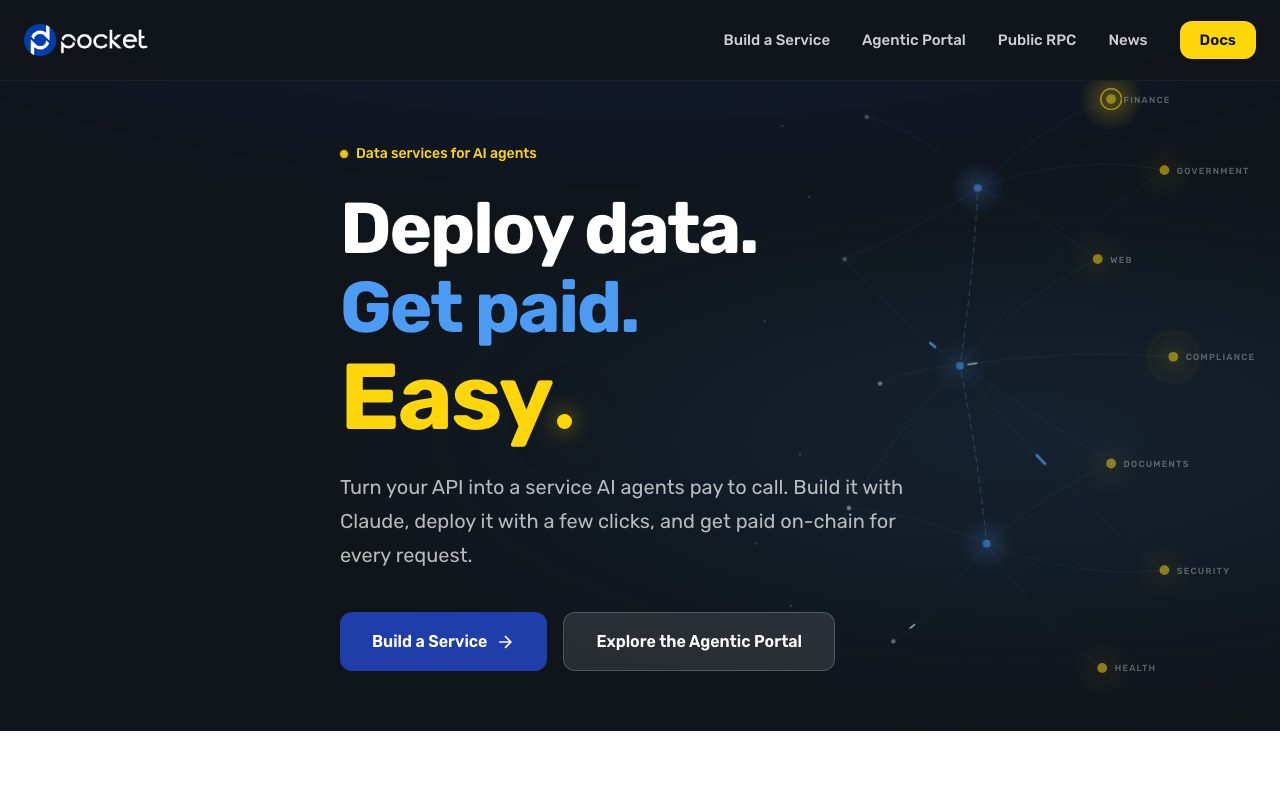 Pocket Network website