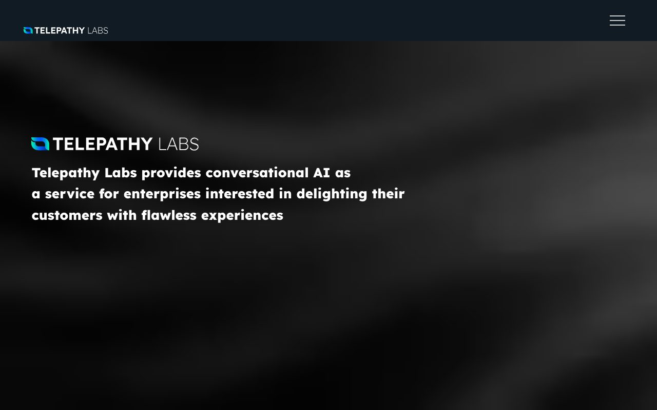 Telepathy Labs website