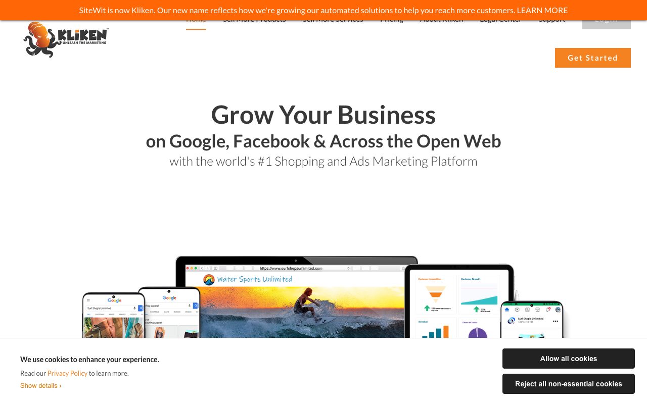 SiteWit website