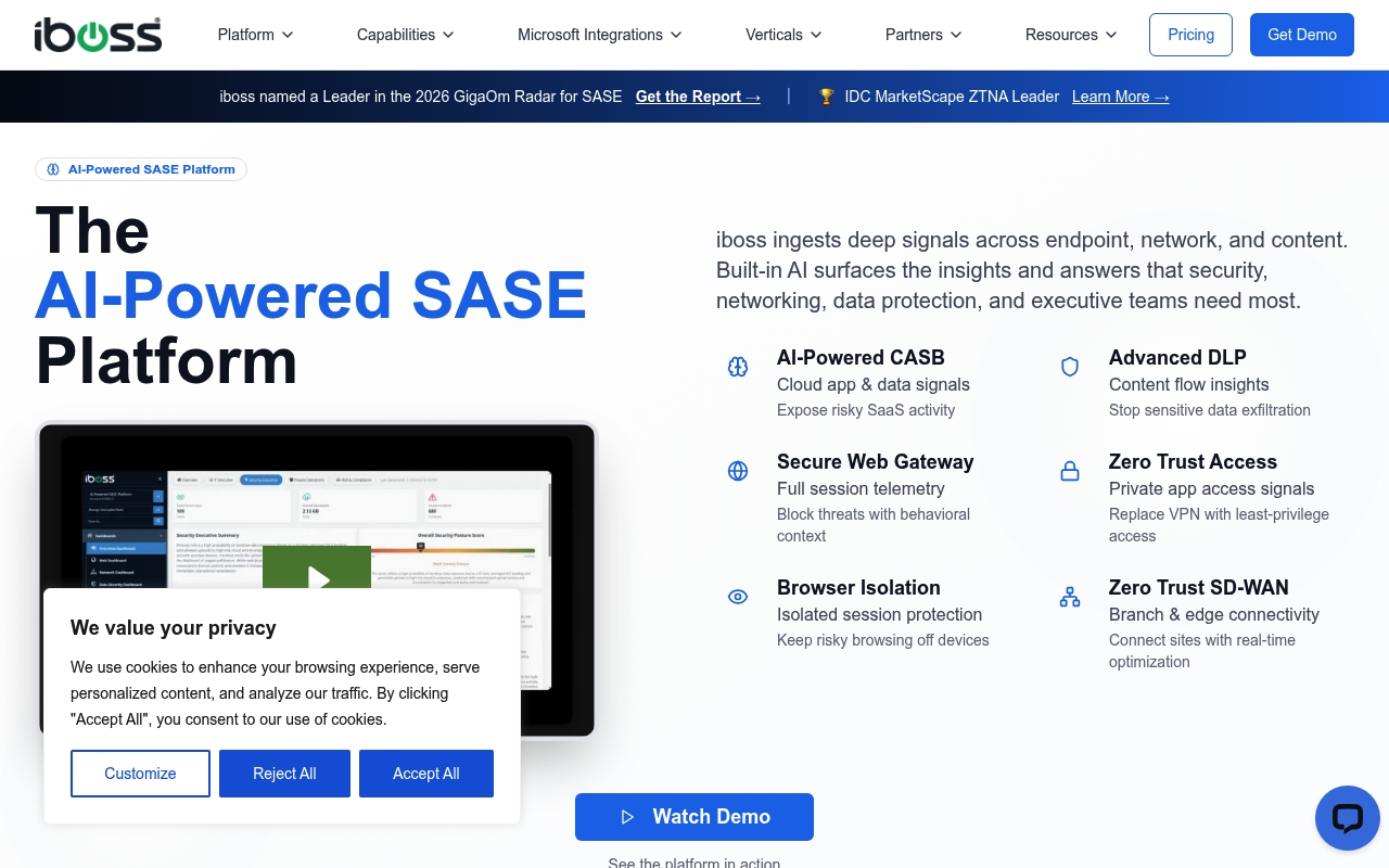 Iboss website