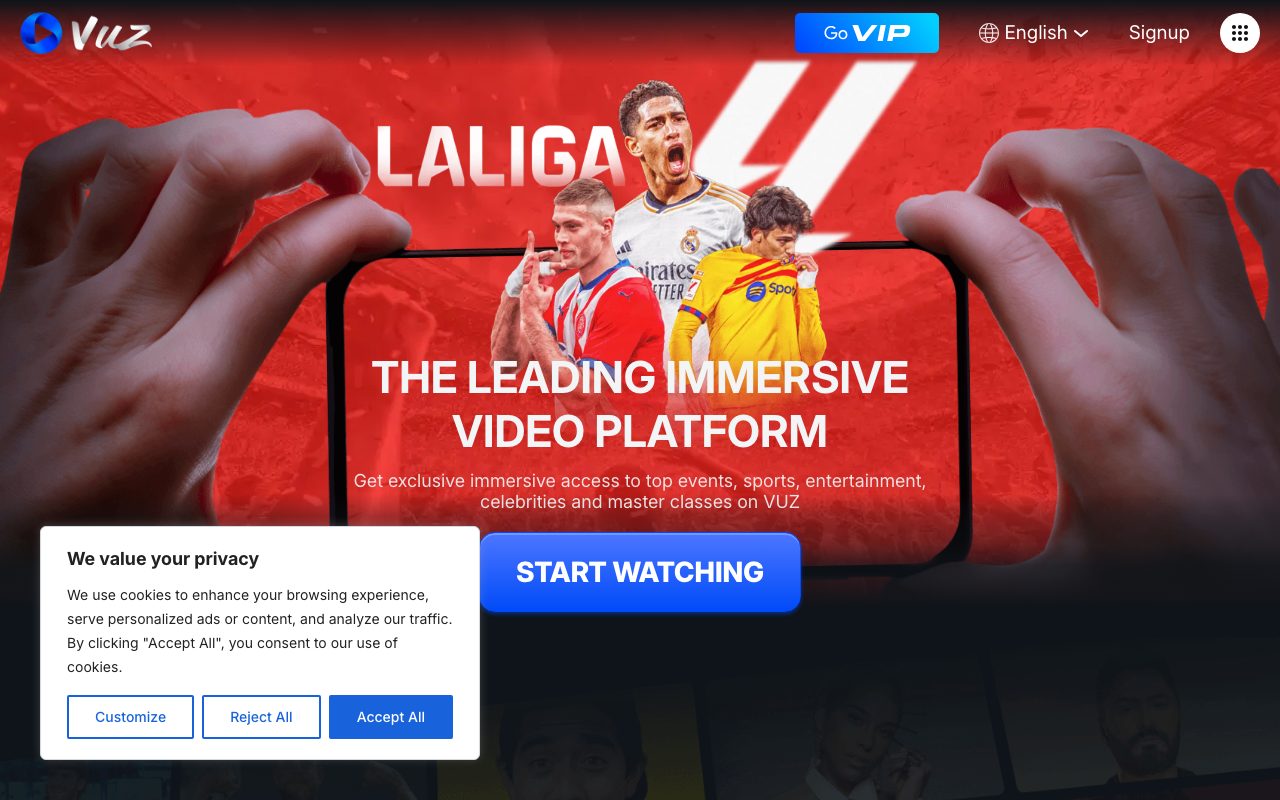 VUZ website
