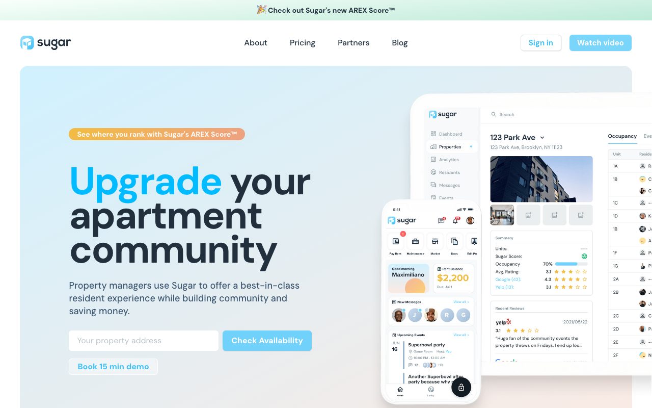 Sugar website