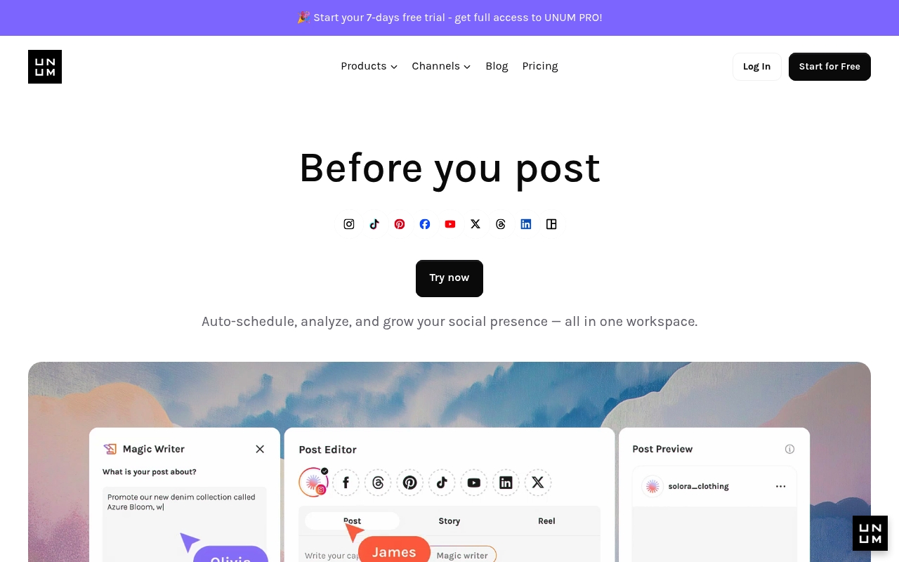 UNUM website