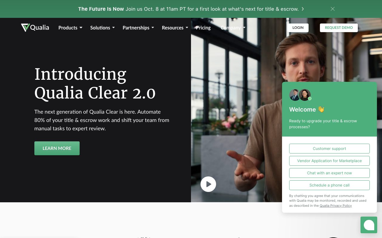 Qualia website