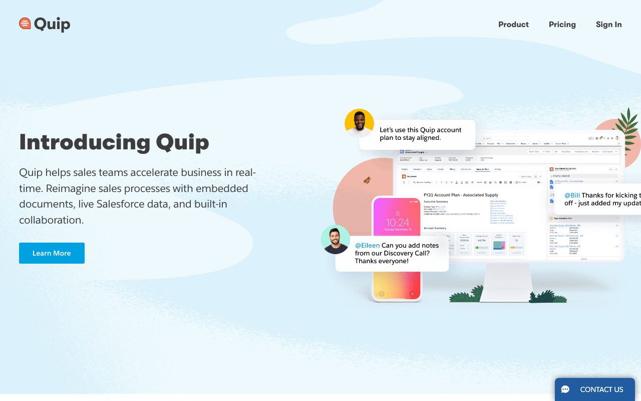 Quip website