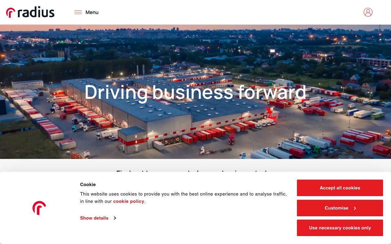 Radius website