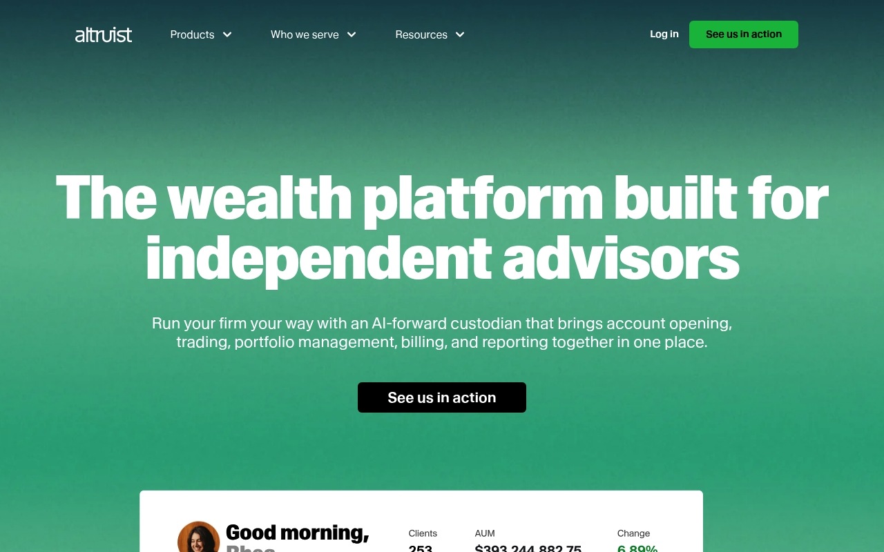 Altruist website