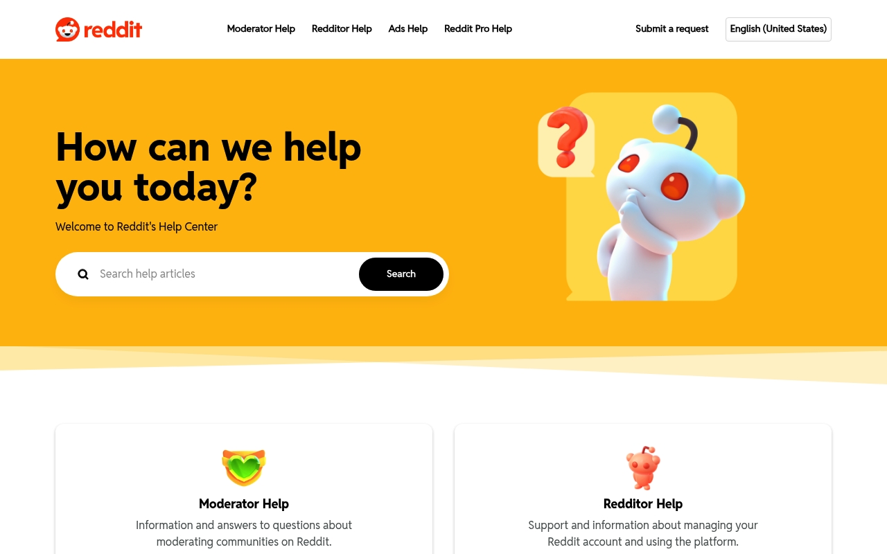 Reddit website
