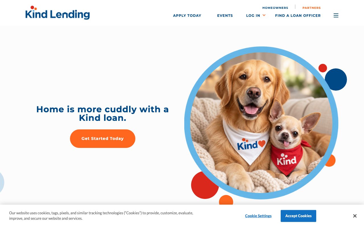 Kind Lending website