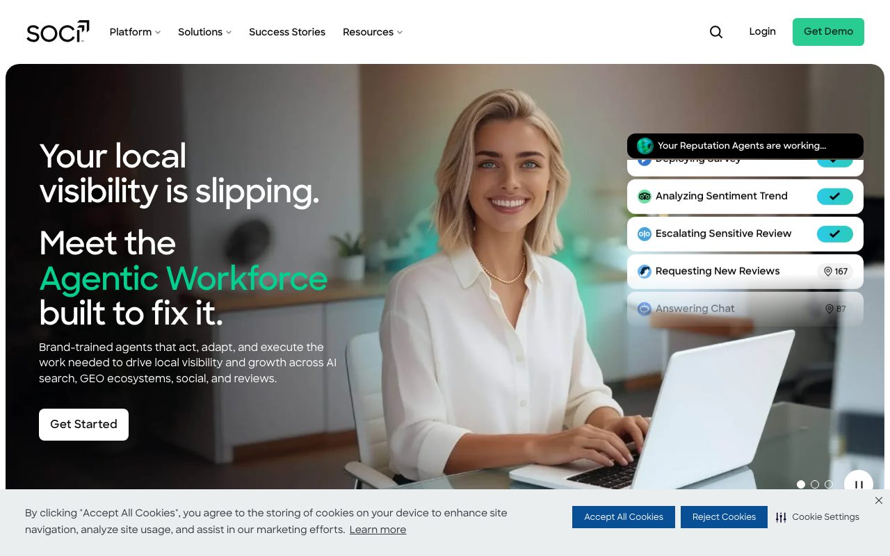 SOCi website