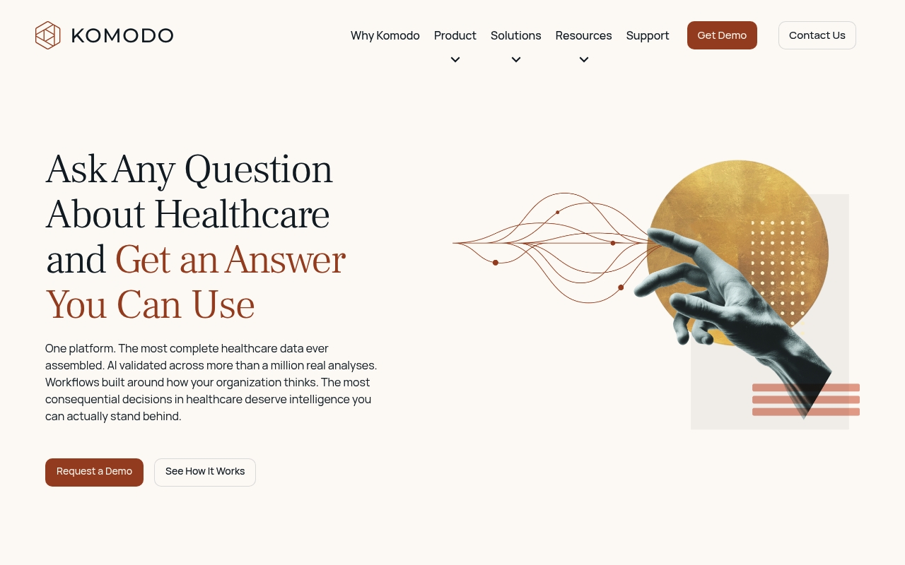 Komodo Health website