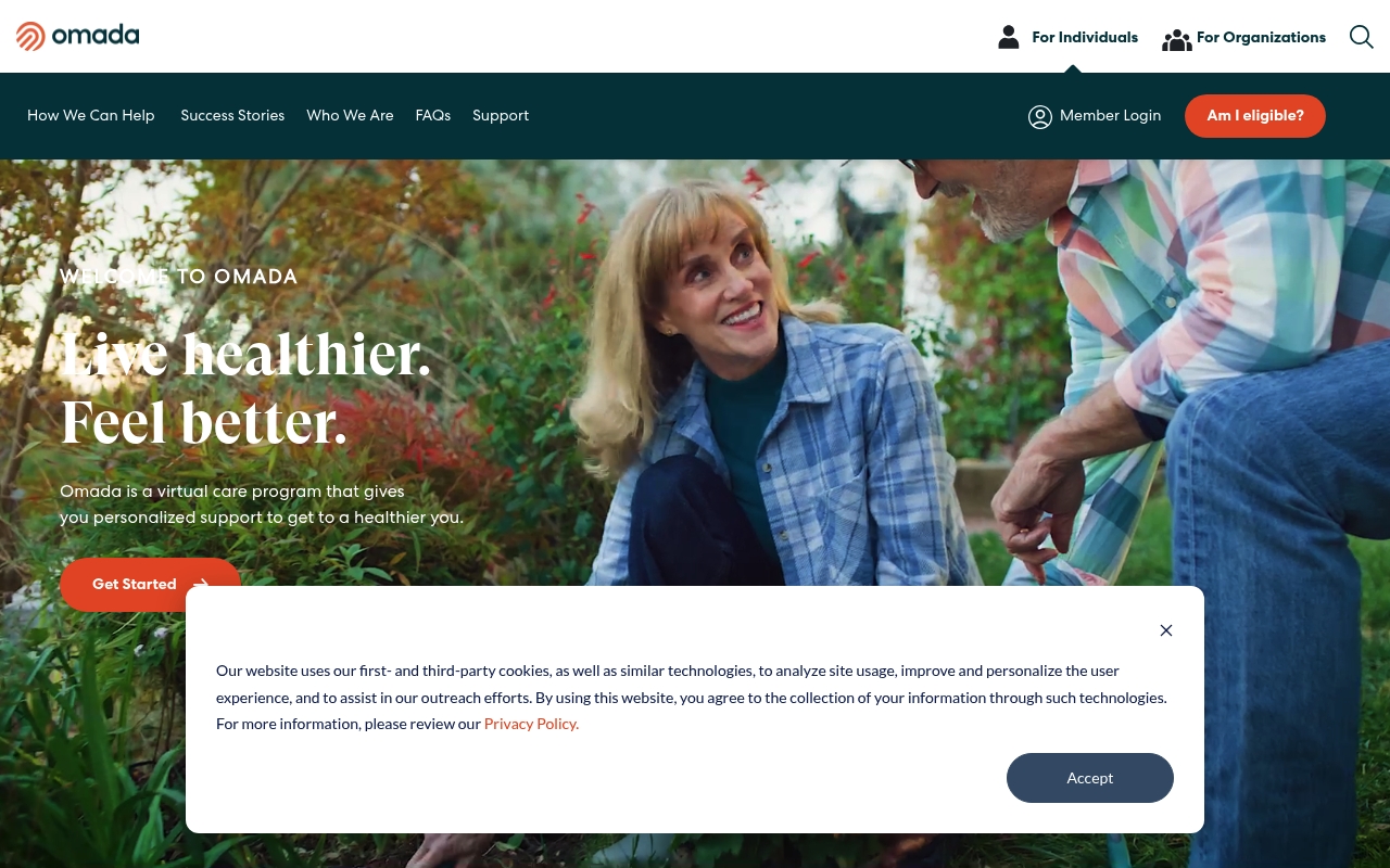 Omada Health website