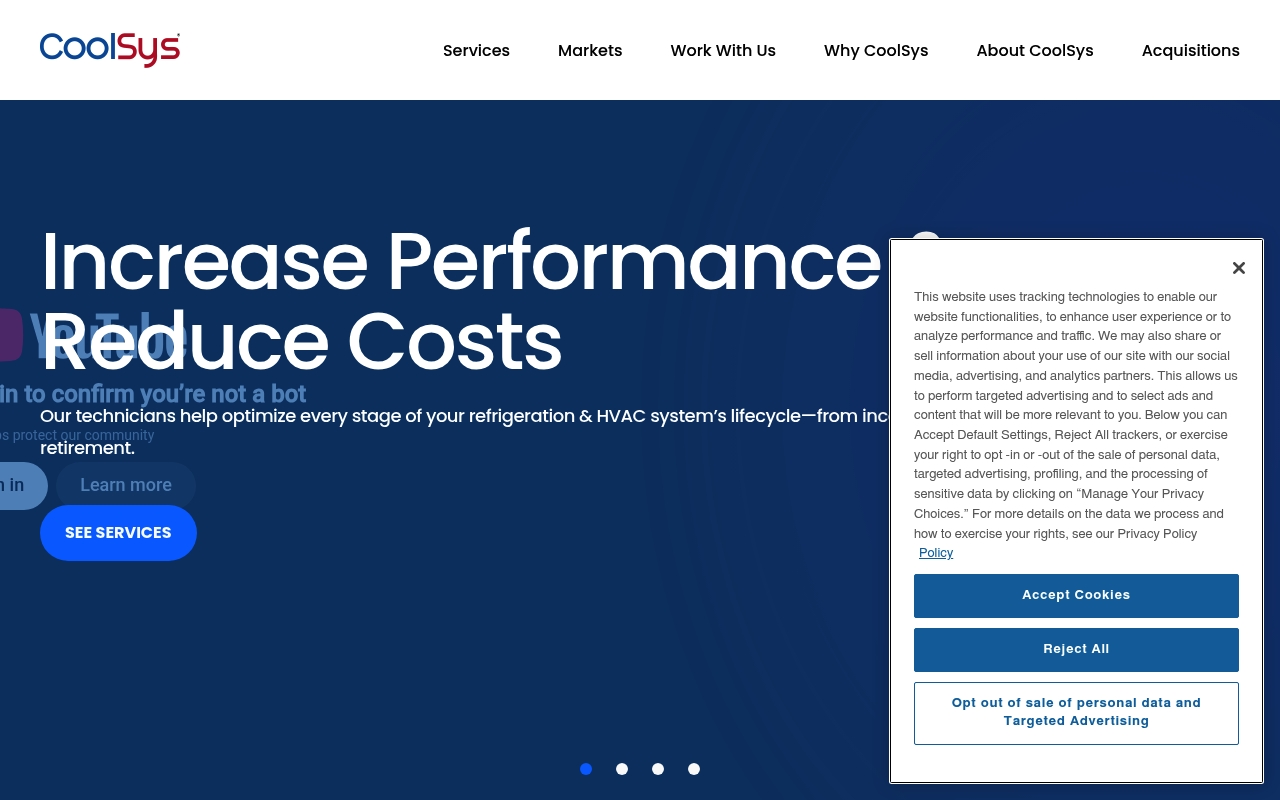 CoolSys website
