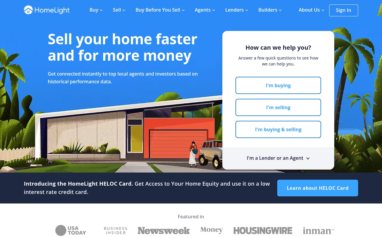 HomeLight website